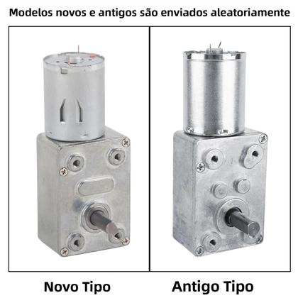 Imagem de Motor de acionamento elétrico, alto Worm engrenado, reversível, DC 12V, Redução, CW, CCW