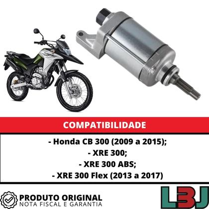 Imagem de Motor De Partida Cb 300 Xre 300 Honda Arranque Moto Completo