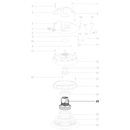 Imagem de Motor Dupla Turbina Compatível com Extratora IPC Soteco Lava Clean (127V)