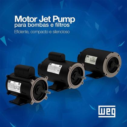 Imagem de Motor Eletrico Para Bomba Piscina 1/3Cv Weg Mono Bivolt W48J