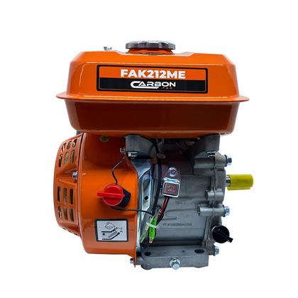 Imagem de Motor Estacionário a Gasolina 4T 7HP 212CC Partida Manual com Sensor de Óleo Carbon Fak