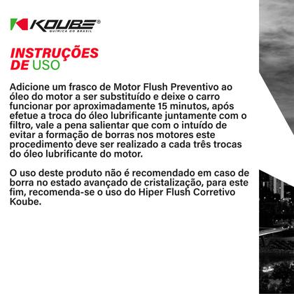Imagem de Motor Flush Preventivo Previne Borra Do Motor 500ml KOUBE