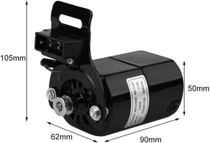 Imagem de Motor Máquina  Doméstico+kit,Completo 110/220 Preto