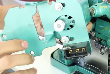 Imagem de Motor Maquina Overlock Sequinha Gn1 Verdinha Chinezinha Semi