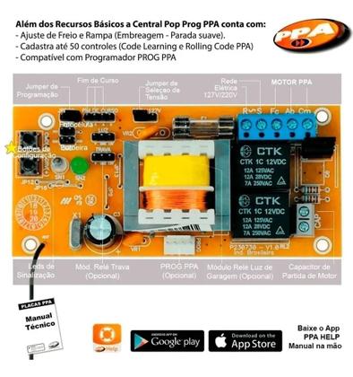 RIOページ Motor de Portão PPA DZ Rio 400 Kit Automatizador Deslizante