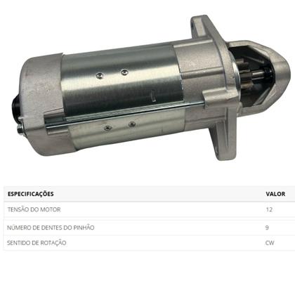 Imagem de Motor Partida 12v (Cw) 2,2Kw Ev Scudato Daily Daf 1516663R 93828721 99451753 BO 0001109344 0001218174 0001218774 DR Drs7490