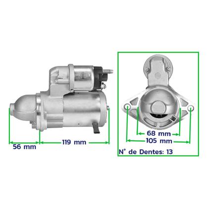 Imagem de Motor Partida Delco Gm Onix Prisma Spin Montana Cobalt Joy