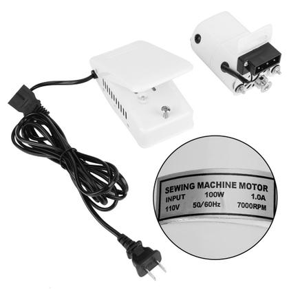 Imagem de Motor+Pedal Máquina Costura Doméstica 7000RPM, Singer etc