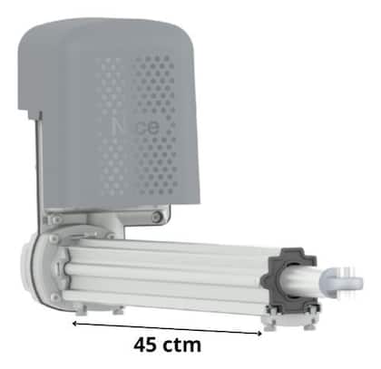 Imagem de Motor Pivotante 1 Folha Aluminio Super 1/3 Peccinin Nice