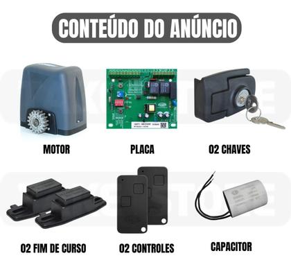 Imagem de Motor Portão Residencial Deslizante Rossi 127v Dz Nano Turbo