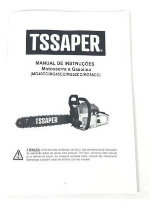 Imagem de Motor Serra Gasolina 52c Tssaper Mg52 Sabre 20 + Oleo Stihl