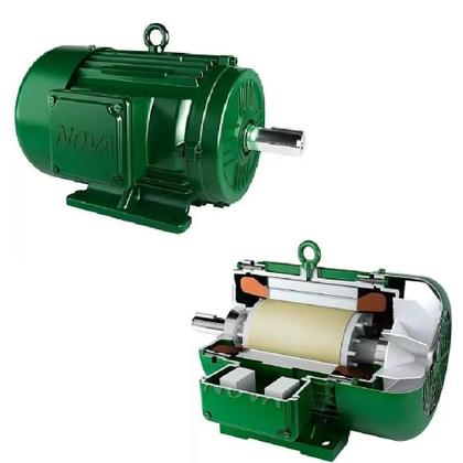Imagem de Motor Trifásico 1,0 CV 4 Polos 220/380V IP56 M751810A00 Nova