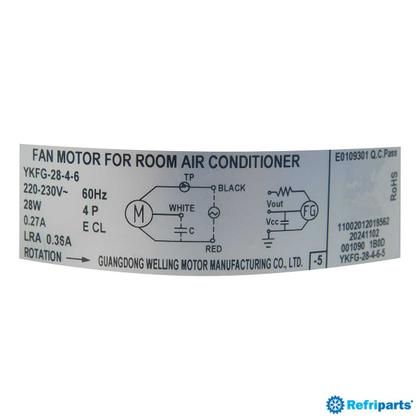 Imagem de Motor Ventilador Evaporadora Springer 2024003A0009