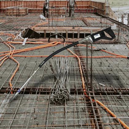 Imagem de Motor Vibrador Concreto Elétrico 580W CSM Máquina Imersão Vibrar Cimento Portátil Construção Obra