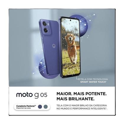 Imagem de Motorola G05 128Gb De Memória 4Gb De Ram Violeta 4G