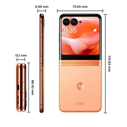 Motorola Razr 40 Ultra Peach Fuzz, 5G, 256GB e Câmera Dupla de 12