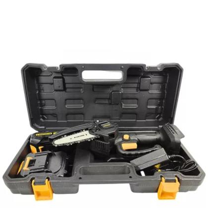 Imagem de Motosserra a bateria 21V sabre de 4" com 2 baterias - BOM-9101 (110V/220V)