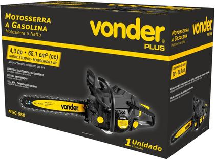 Imagem de Motosserra à Gasolina 65,1 cm³ CC Mgc 650 Plus Vonder Plus