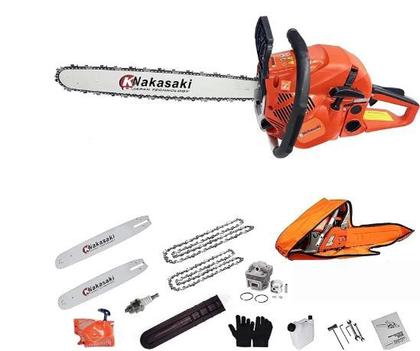 Motosserra à gasolina com 78cc sabre de 55cm Profissional Nakasaki