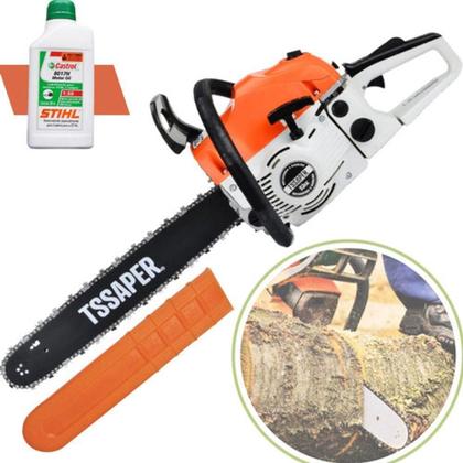 Motosserra Gasolina Sabre 20 Tsaper Mg-52cc + Oleo Stihl 2t