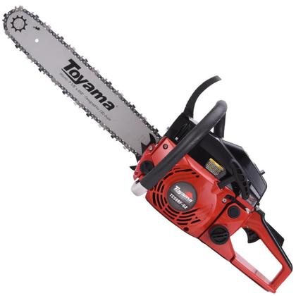 Imagem de Motosserra Motorserra Profissional Toyama TCS58F-G2 Á Gasolina 2T 55cc 13.500RPM Sabre 20” 3,2HP de Potência Robusta e de Alta Performance + ÓLEO STIHL 2T