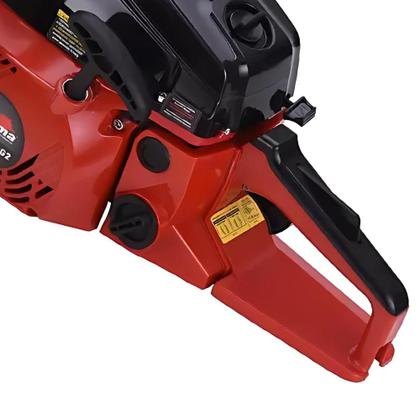 Imagem de Motosserra Motorserra Profissional Toyama TCS58F-G2 Á Gasolina 2T 55cc 13.500RPM Sabre 20” 3,2HP de Potência Robusta e de Alta Performance + ÓLEO STIHL 2T