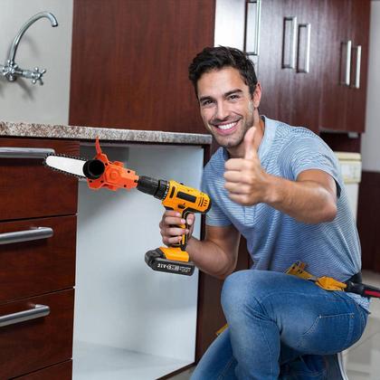 Imagem de  Motosserra para Furadeira Parafusadeira Adaptador 