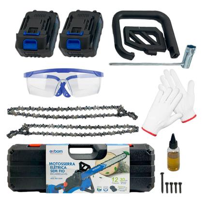 Imagem de Motosserra Profissional 12 Bivolt 48v 1200w Recarregável