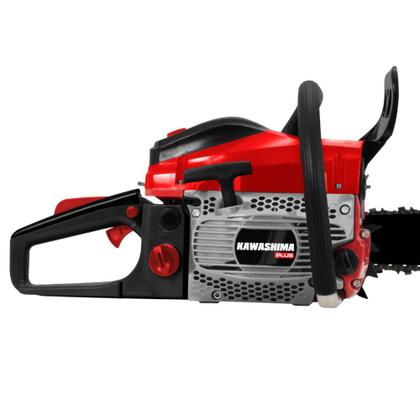 Imagem de Motosserra Profissional À Gasolina KCS500P PLUS Kawashima 49,3cc Motor 2T de Alta Potência, Rotação e Performance Com Sabre 18 Polegadas Com Carcaça de Magnésio + ÓLEO STIHL 2T EXTRA