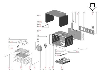 Imagem de Motoventilador Convecção 220v Forno Electrolux 561794201