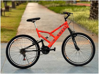 Imagem de Mountain Bike Aro 26 Colli GPS 148.12 Aço V-Brake 21 Marchas