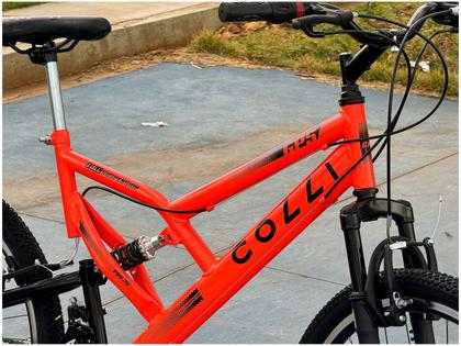 Imagem de Mountain Bike Aro 26 Colli GPS 148.12 Aço V-Brake 21 Marchas