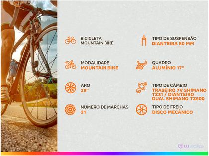 Imagem de Mountain Bike Aro 29 Rava Pressure Alumínio