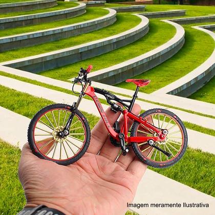 Imagem de Mountain Matel Bike Miniatura de Metal Colecionável 1:8 Vermelha 2025A - Dorémi