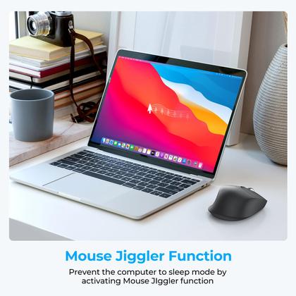 Imagem de Mouse Bluetooth ergonômico iClever MD360 com mouse Jiggler
