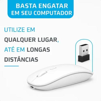 Imagem de Mouse Bluetooth Para Positivo Vision Tab 10 +caneta Touch
