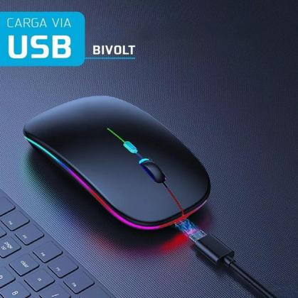 Imagem de Mouse Bluetooth Recarregável Para Notebook Samsung Galaxy Book2