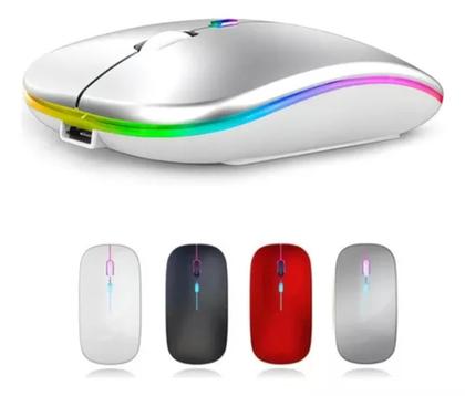 Imagem de Mouse Bluetooth Recarregável Silencioso Rgb Para Notebook