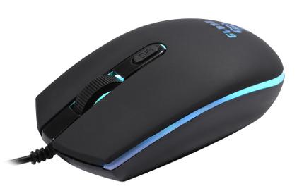 Imagem de Mouse com Fio Jungle Cl-mj003 Preto Led 3200dpi 4d 1,5m