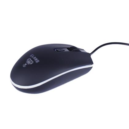 Imagem de Mouse com Fio Jungle Cl-mj003 Preto Led 3200dpi 4d 1,5m