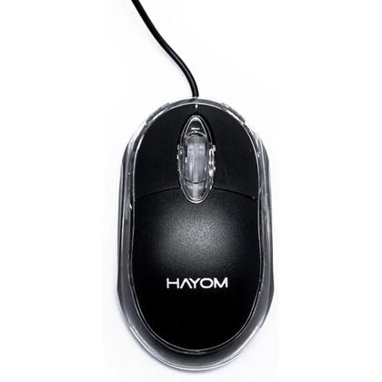 Imagem de Mouse Com Fio Usb Mu2914 Preto Hayom
