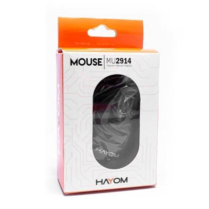 Imagem de Mouse Com Fio Usb Mu2914 Preto Hayom