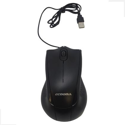 Imagem de Mouse Com Fio/USB Óptico ECOODA Objetiva MS8031 Preto