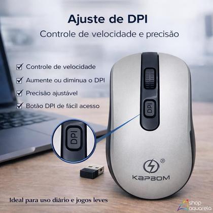 Imagem de Mouse Ergonômico sem Fio Portátil Bluetooth para Trabalho Original Inova