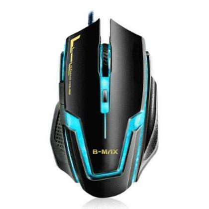 Imagem de Mouse Gamer 3200 Dpi 7 Botões Profissional Bmax A9 Game