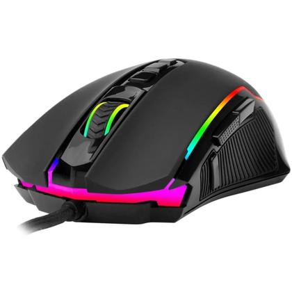 Imagem de Mouse Gamer 9 botões Ranger iluminação RGB 12400 DPI Redragon