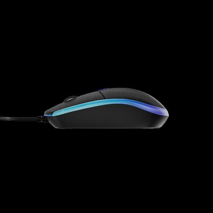 Imagem de Mouse Gamer Aoc Usb Rgb Rainbow 2000Dpi 4 Botões Gm150B