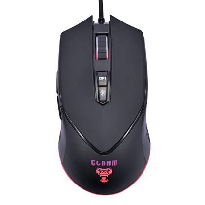 Imagem de Mouse Gamer Colméia 7 Botões até 10.000 DPI Running Aceleração LED RGB 100 IPS PixArt 3325 IC Honeycomb CL-MK043 Clanm 