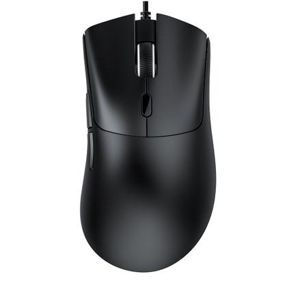 Imagem de Mouse Gamer com Fio Attack Shark R1 Ultraleve e design Ergonômico, 12.800 DPI, 6 Botões - Preto