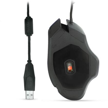 Imagem de Mouse Gamer Evus Mo-07 3200dpi Stalker Usb Led Cor Preto